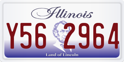 IL license plate Y562964