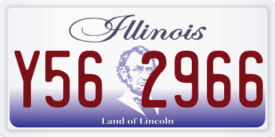 IL license plate Y562966