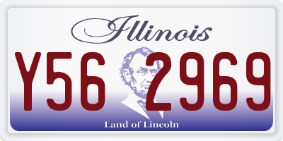 IL license plate Y562969