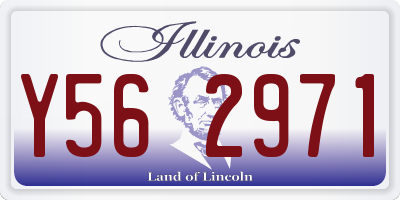 IL license plate Y562971