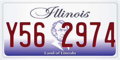 IL license plate Y562974