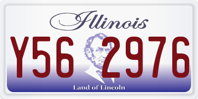 IL license plate Y562976