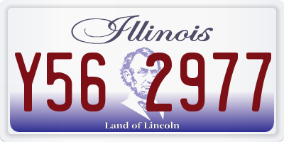 IL license plate Y562977