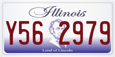 IL license plate Y562979