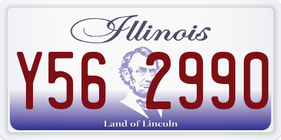 IL license plate Y562990