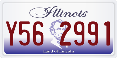 IL license plate Y562991