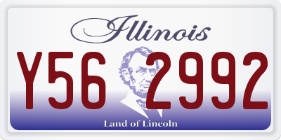 IL license plate Y562992