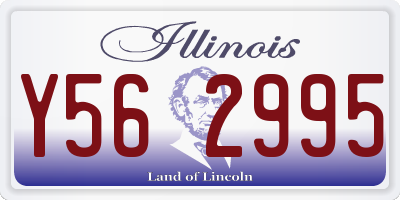 IL license plate Y562995