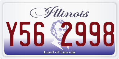 IL license plate Y562998