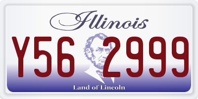 IL license plate Y562999