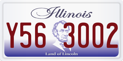 IL license plate Y563002