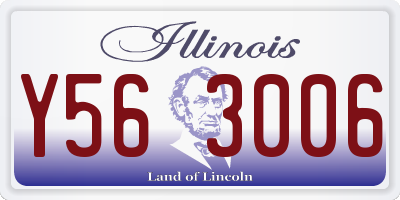IL license plate Y563006