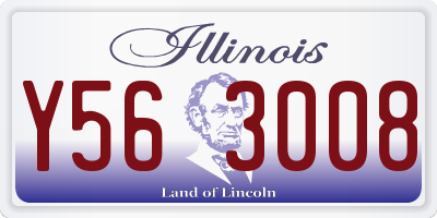 IL license plate Y563008