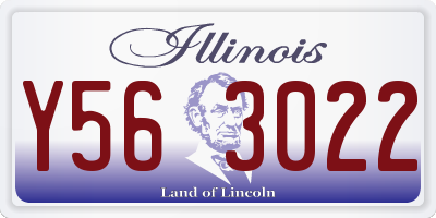 IL license plate Y563022