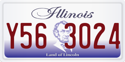 IL license plate Y563024