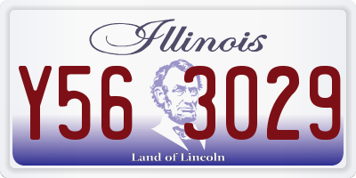 IL license plate Y563029