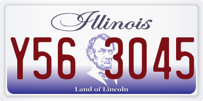 IL license plate Y563045