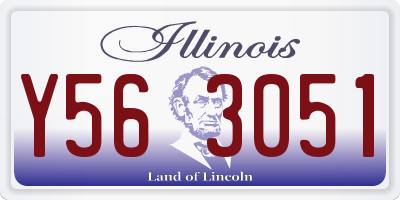 IL license plate Y563051