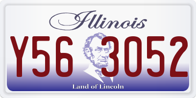IL license plate Y563052