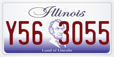 IL license plate Y563055