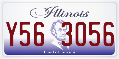 IL license plate Y563056