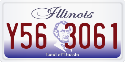 IL license plate Y563061