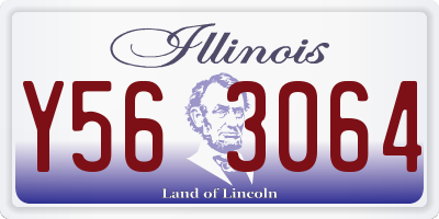 IL license plate Y563064