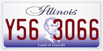 IL license plate Y563066