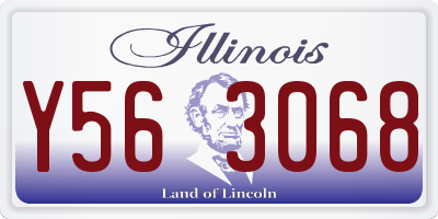 IL license plate Y563068