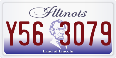 IL license plate Y563079