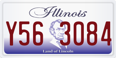 IL license plate Y563084