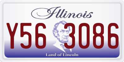 IL license plate Y563086