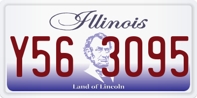 IL license plate Y563095