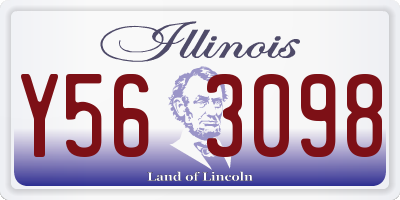 IL license plate Y563098