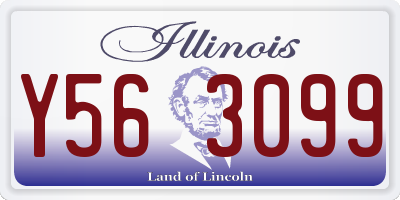 IL license plate Y563099