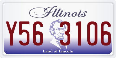 IL license plate Y563106