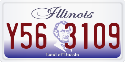 IL license plate Y563109