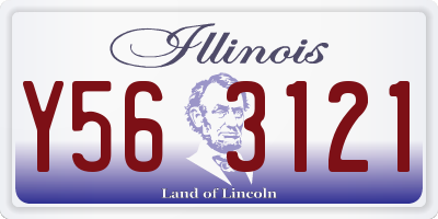 IL license plate Y563121