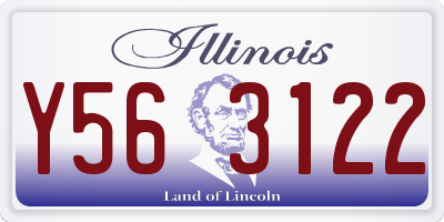 IL license plate Y563122