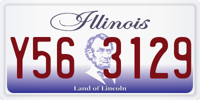 IL license plate Y563129