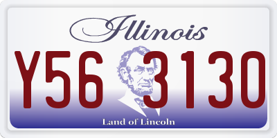 IL license plate Y563130
