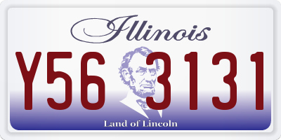 IL license plate Y563131
