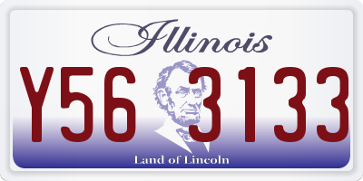 IL license plate Y563133