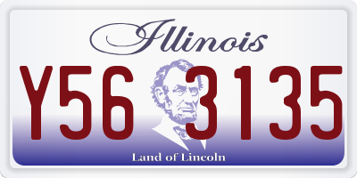 IL license plate Y563135