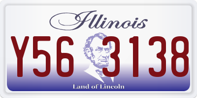 IL license plate Y563138