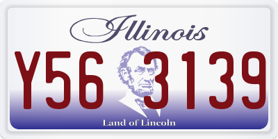 IL license plate Y563139