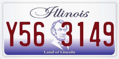 IL license plate Y563149