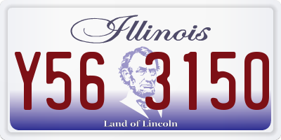 IL license plate Y563150