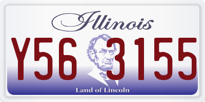IL license plate Y563155