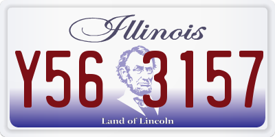 IL license plate Y563157